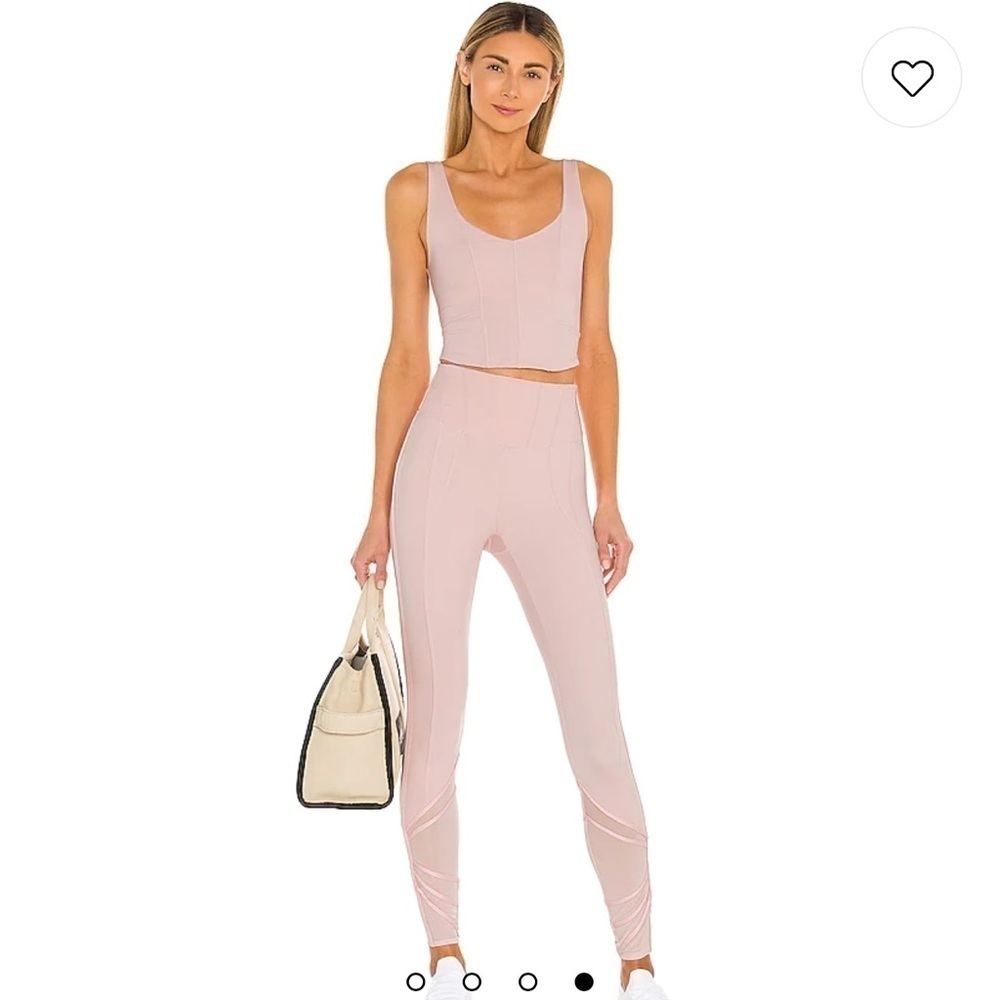Free People FP Movement Grand Finale Cami Solid in Moon Light Mauve